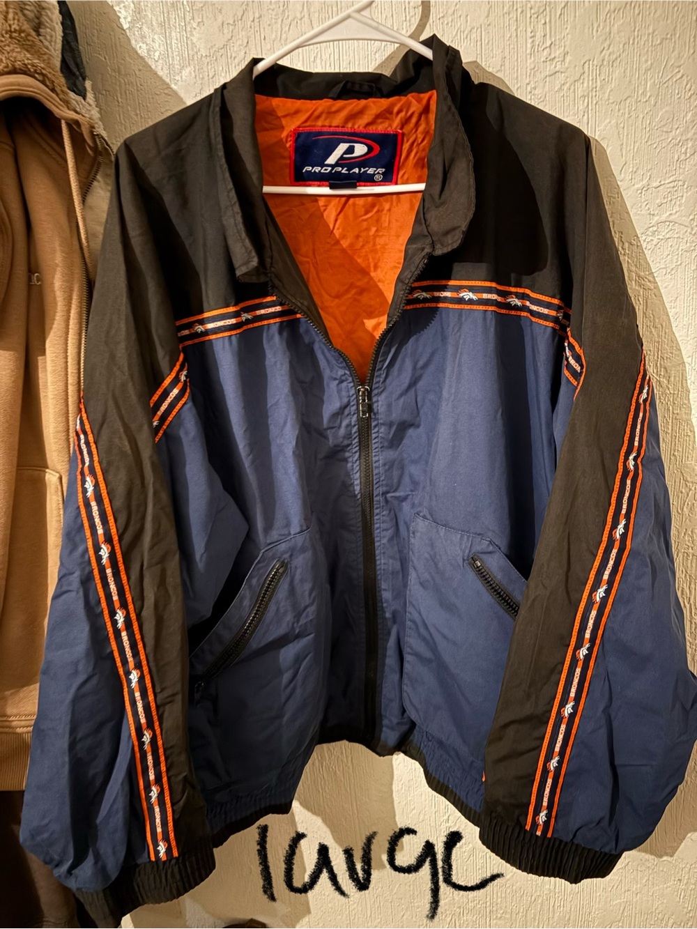 Pro Player Broncos Lightweight Windbreaker Jacket